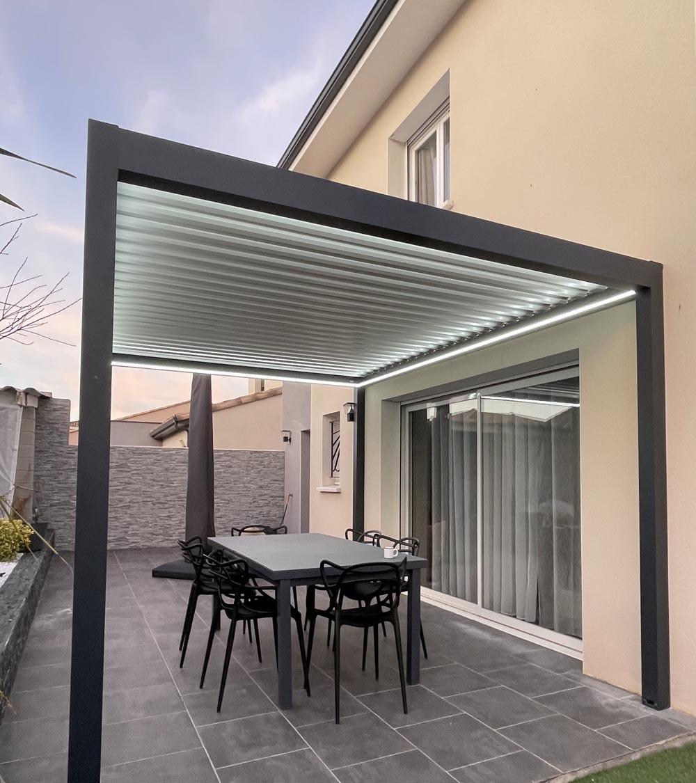 Pergola bioclimatique 22 m²